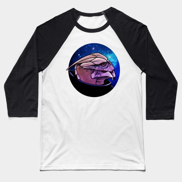 Galaxy Baseball T-Shirt by Elisamakesart